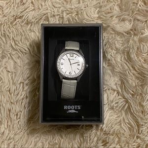 Roots Superstar Leather Watch With Swarovski